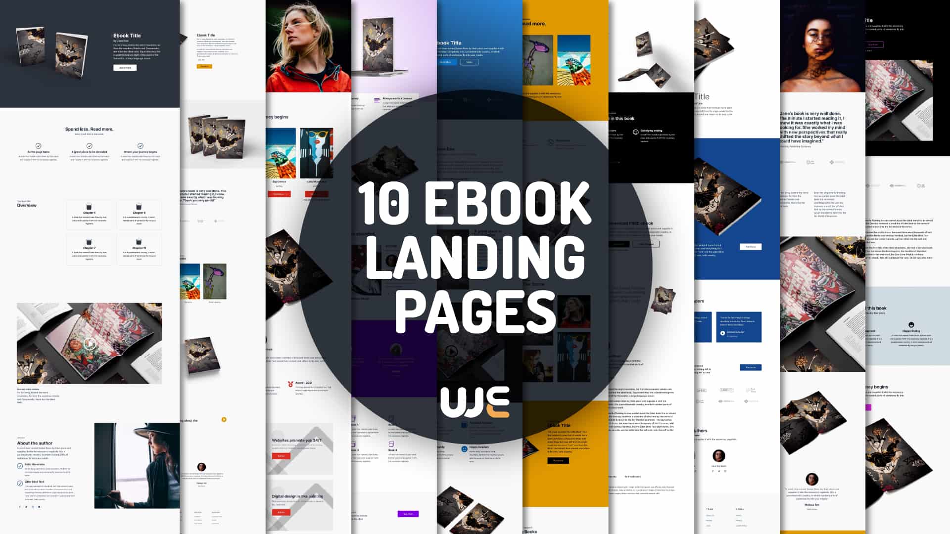 10 DIVI Ebook Landing Pages